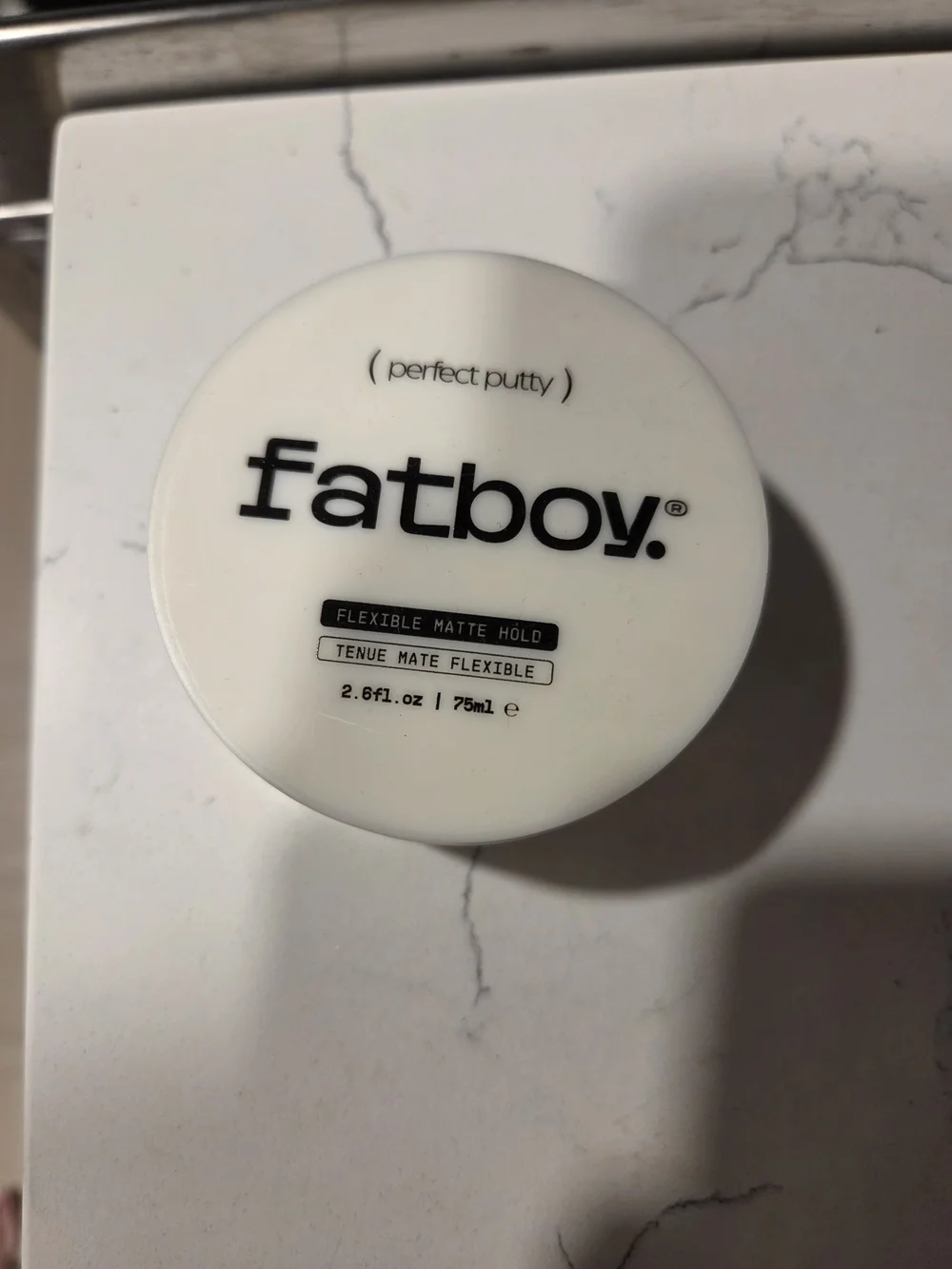 Fatboy Perfect Putty Flexible Matte Hold Hair Putty - White